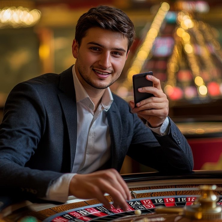 Studio live dealer kebo 88 dengan meja Caribbean Stud Poker dan multi-kamera